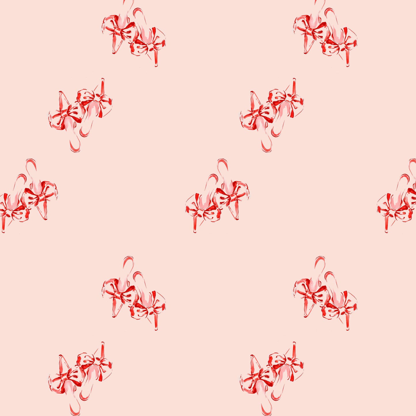 Bow Stiletto Holiday Gift Wrap Roll — Christmas Wrapping Paper