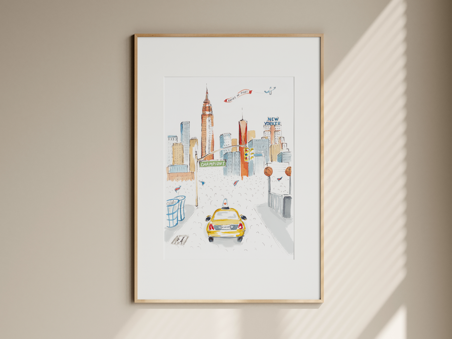 NY KNICKS 2026 CHAMPS - Art Print