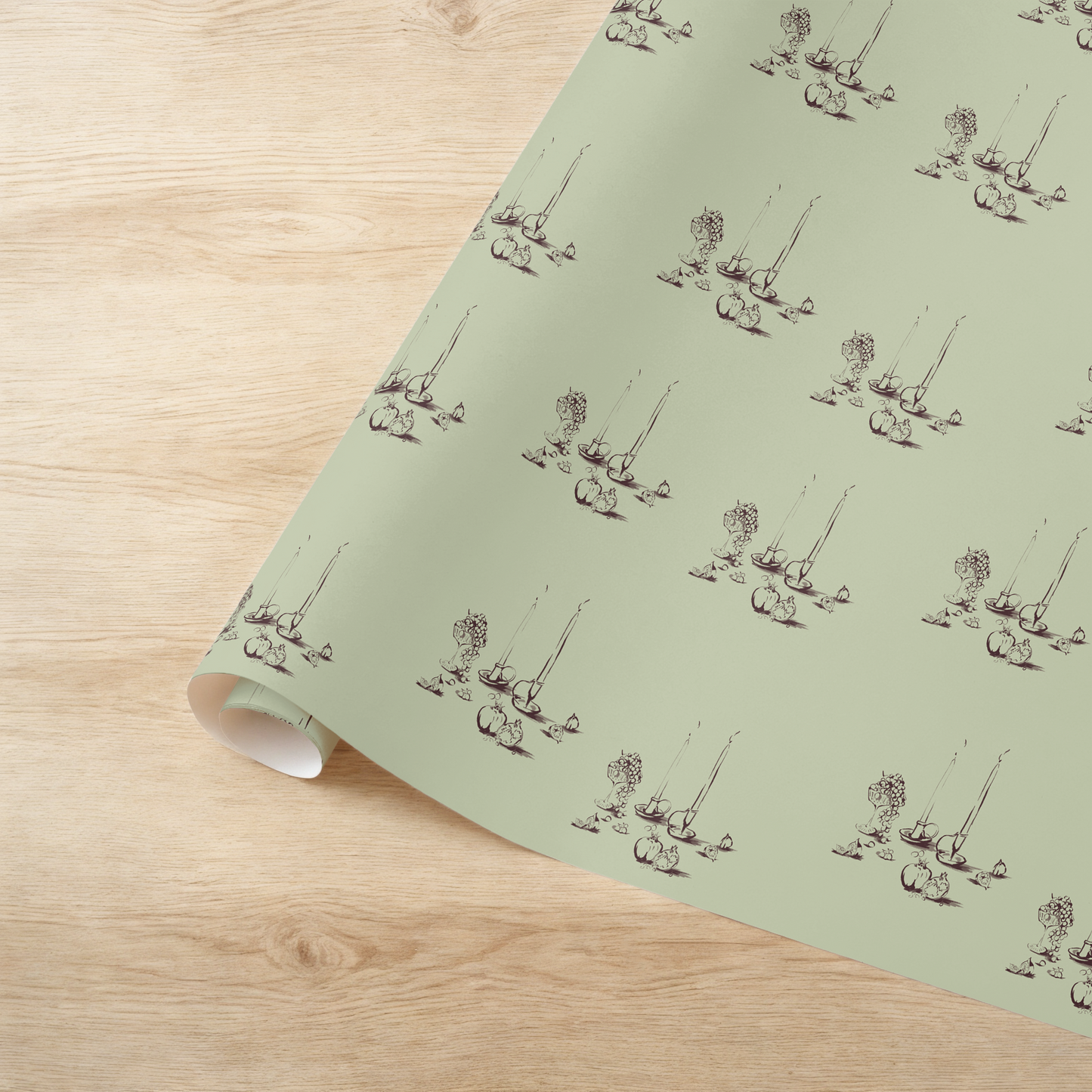 Still Life Gift Wrap — Elegant Holiday & Year-Round Wrapping Paper Roll