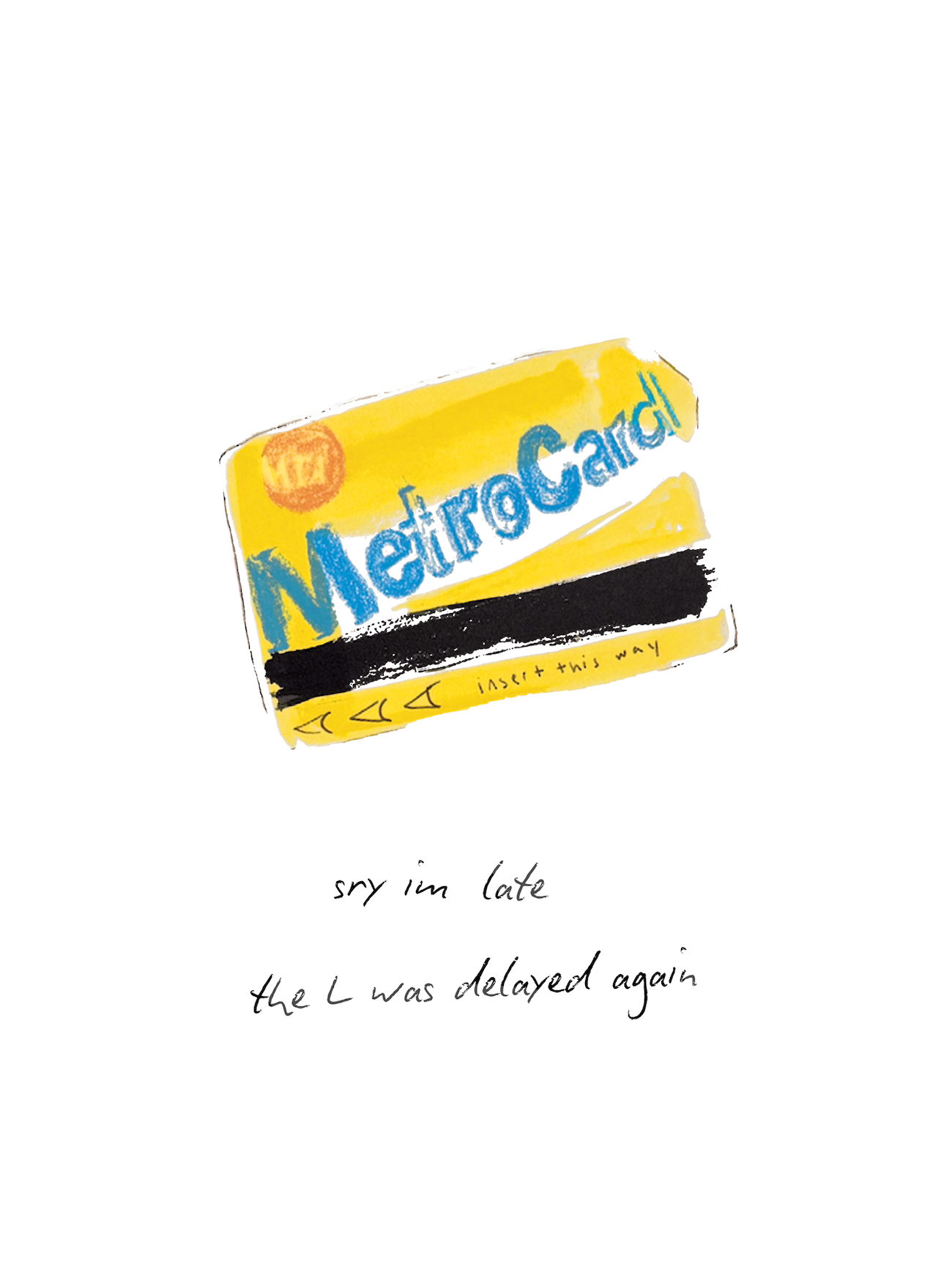 NYC MetroCard Canvas Tote Bag — Reusable Market & Book Tote