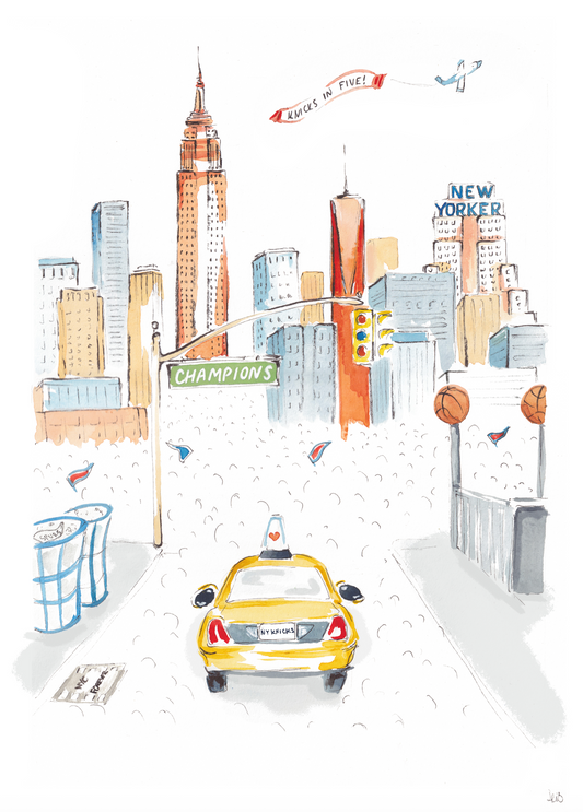 NY KNICKS 2026 CHAMPS - Art Print