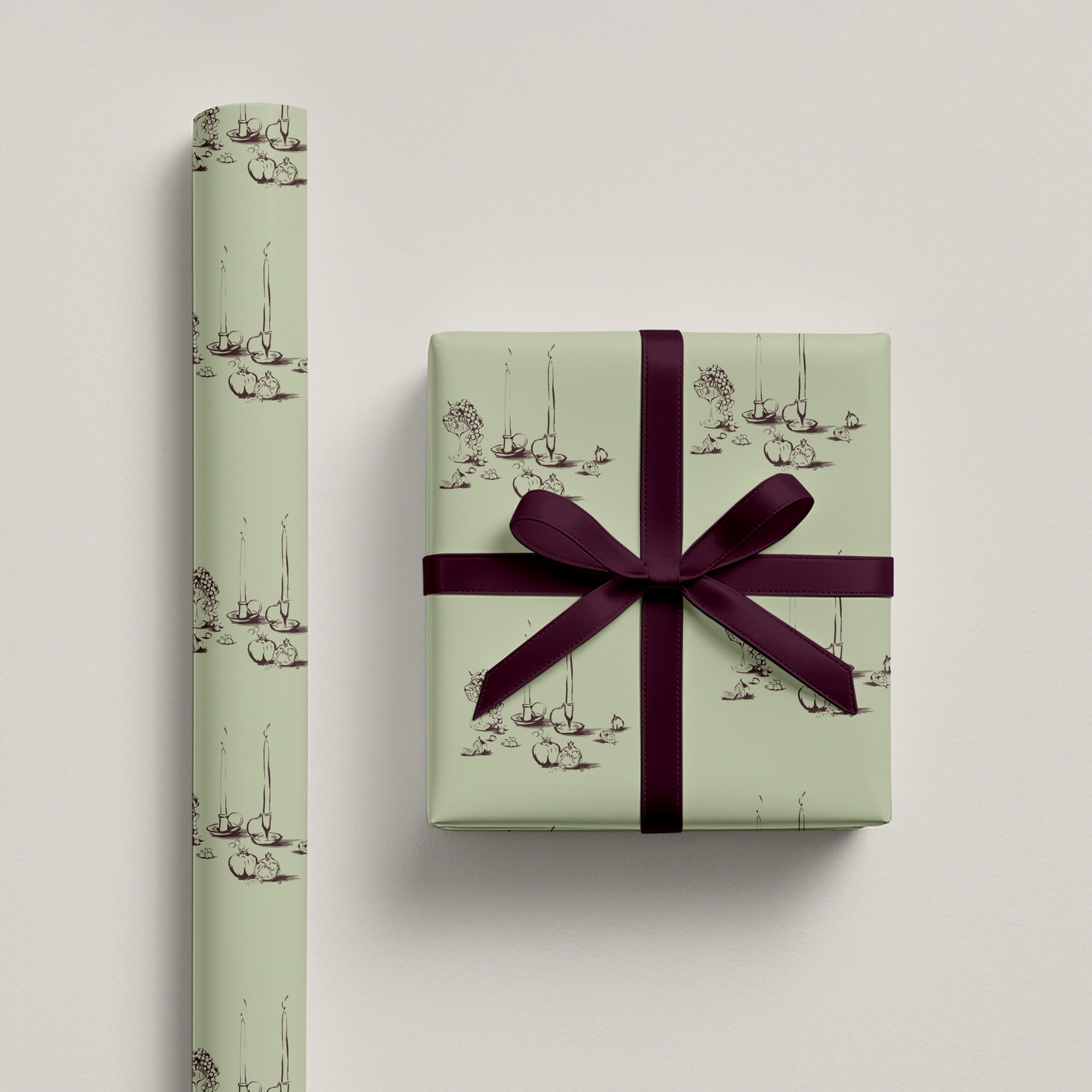Still Life Gift Wrap — Elegant Holiday & Year-Round Wrapping Paper Roll