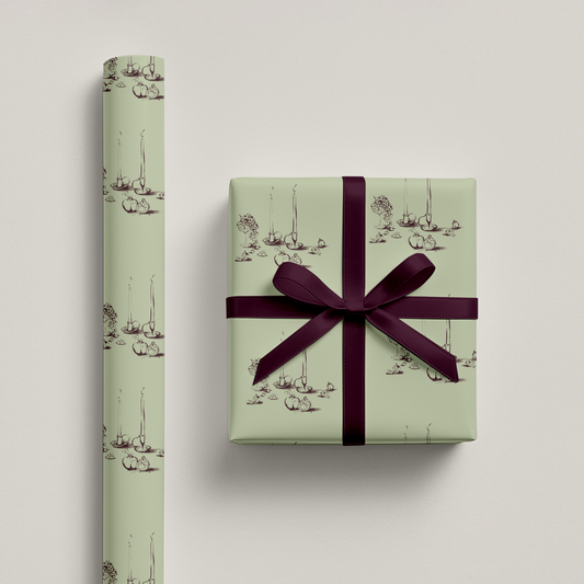 Still Life Gift Wrap — Elegant Holiday & Year-Round Wrapping Paper Roll